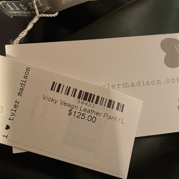 Vicky Vegan Leather Pants - Picture 5 of 5